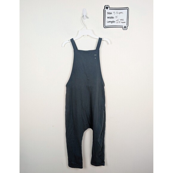 Gray Label Organic Cotton Cropped Overalls 9-10 Years Grey-blue - Picture 1 of 6